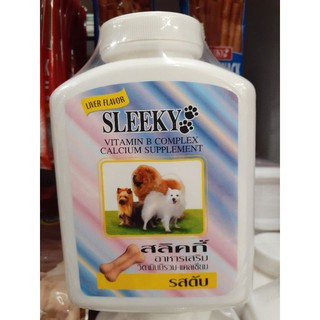 SLEEKY สลิคกี้อาหารเสริม วิตามินบีรวม และแคลเซียม 350 กรัม