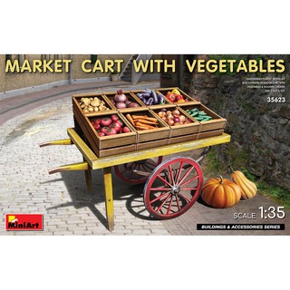 โมเดลประกอบ MiniArt 1/35 MI35623 Market Cart with Vegetables