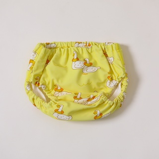 Babyan Thailand ชุดว่ายน้ำผ้าอ้อมในตัวทรงกางเกงใน Swim Diaper Duck Swimsuit Yellow Panty