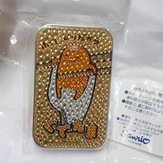 Gudetama sanrio gum with metal caseกล่องเหล็ก หมากฝรั่ง ญี่ปุ่น ซานริโอ้