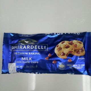 Ghirardelli Milk Chocolate Chip ช็อคโกแลตนม 326g