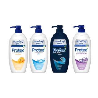 [มี 4 สูตรให้เลือก] Protex โพรเทคส์ สบู่เหลวอาบน้ำ 600 มล. รวม 4 ขวด (เจลอาบน้ำ)