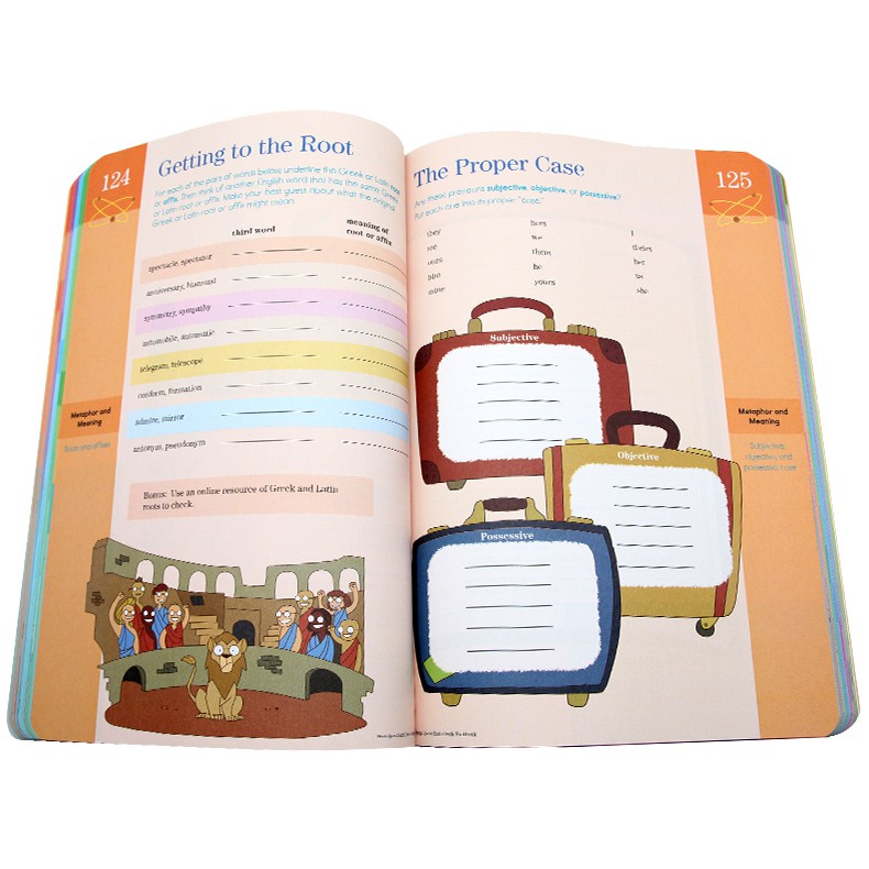 พร้อมส่ง *แท้*  หนังสือแบบฝึกหัด Brain Quest Workbook: Grade 6 Age : 12 - 13 - รูปที่ 2