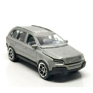 รถเหล็กมาจอเร็ต Majorette Volvo XC90 สีเมทัลลิกเงิน ขนาด 1/64 ยาว 8 cm มือสอง #002