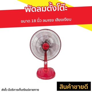 พัดลมตั้งโต๊ะ Imarflex ขนาด 18 นิ้ว ลมแรง เสียงเงียบ IF-885 - พัดลม box fan พัดลมเล็กๆ พัดลมพกพา พัดลม พัดลมเล็ก