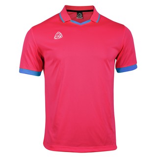 EGO SPORT EG1015 เสื้อฟุตบอลคอวีปก  สีบานเย็น