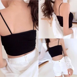 L670 เสื้อชั้นในสายเดี่ยว เสื้อครอปครึ่งตัว!! มีทั้งหมด 4 สี