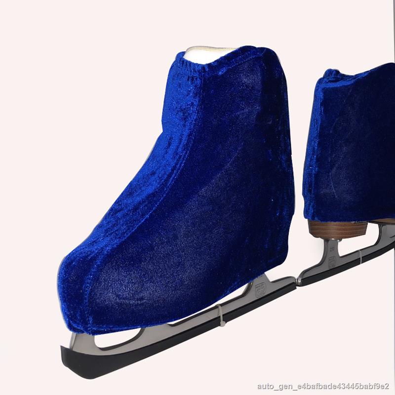 One Pair Ice Skating Figure Skating Shoes Velvet Cover Roller Skate ...