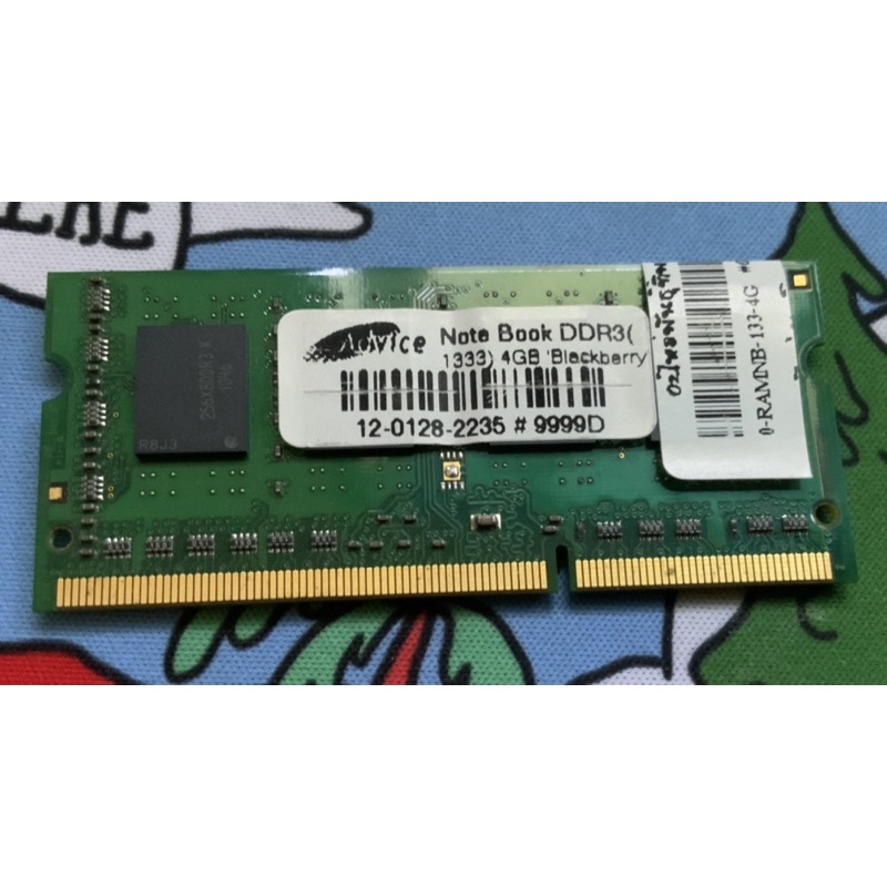 [มือสอง] RAM DDR3 4GB(1333MHz) for laptop