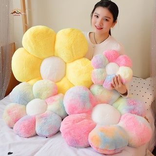 ราคาถูก Flower Shaped Cute Floor Cushion Seating Plush Soft Cushion Cute Room Decor For Sofa Bedroom Living Room tiktok