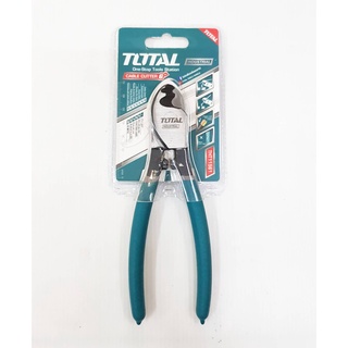 TOTAL  THT-11561 คีม กรรไกรตัดสายเคเบิ้ล ปากคมตัดได้แม่นยำ CABLE CUTTER  ขนาด 6 นิ้ว (160mm)