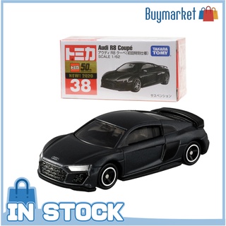 [ต้นฉบับ] Takara Tomy Tomica No.38 Audi R8 1/62 (Ed Special Ed.) รถของเล่น Mini Diecast