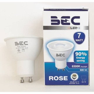 หลอดไฟLED ขั้วGU10 7W 180-265V BEC แสงสีขาว Day Light , Warm White