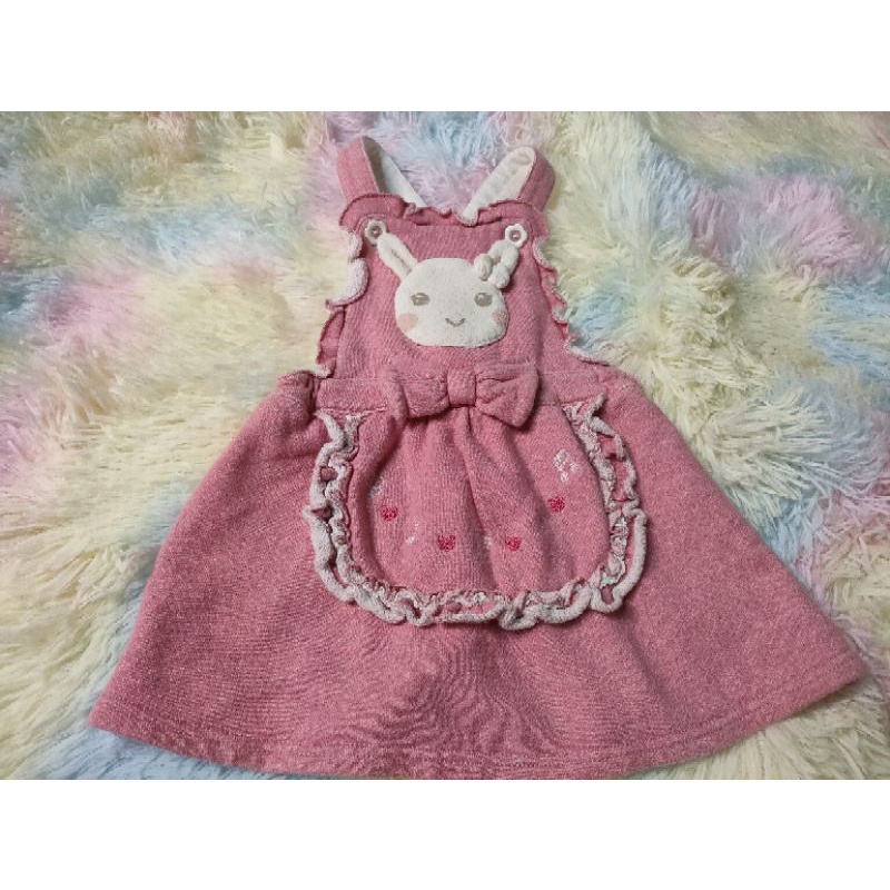 เอี๊ยมกระโปรงต่ายคอล coeur a coeur ไซส์ 90