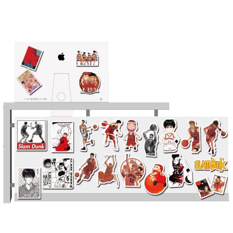 สติ๊กเกอร์ลายการ์ตูน Slam Dunk กันน้ำ 50 ชิ้น