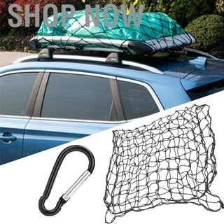 Shop Now 180*120cm Car Trailer Roof Rack Net Elastic Rubber Cargos Luggage Storage Mesh Organizer Hooks