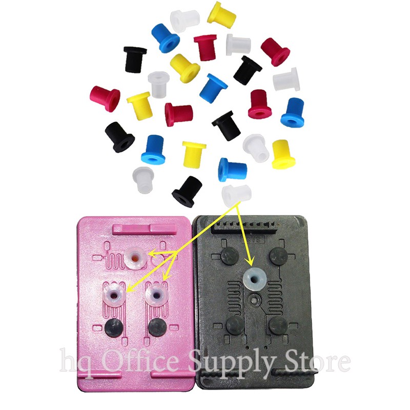 3 In 1 ชุดเติมหมึกเครื่องมือ เติมปั๊มเครื่องมือสำหรับ HP 61 63 65 67 680 60 62 678 682 21 22 46 Or C