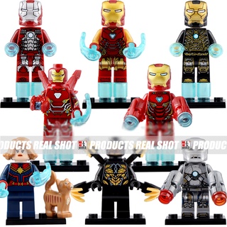 ฟิกเกอร์ Iron Man Minifigures MK50 Outrider MK1 MK5 MK85 Marvel Super Heros ขนาดเล็ก ของเล่น ของขวัญ WM6055