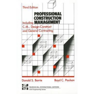 แหล่งขายและราคาProfessional Construction Management 3rd Edition (English book)อาจถูกใจคุณ