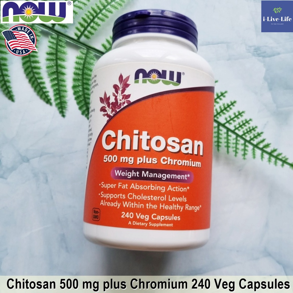 Chitosan 500 mg 240 Capsules - Now Foods