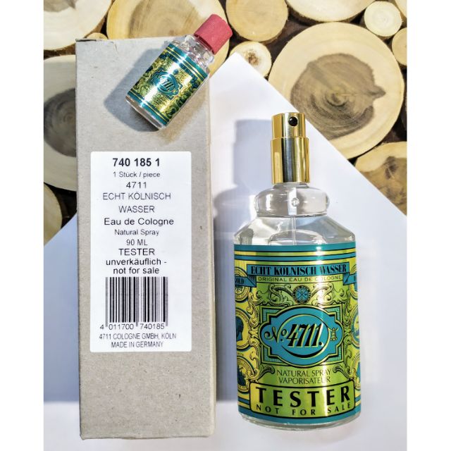 โคโลญจน์ 4711 🇩🇪 90ml Refillable Spray Original Eau De Cologne new in tester box