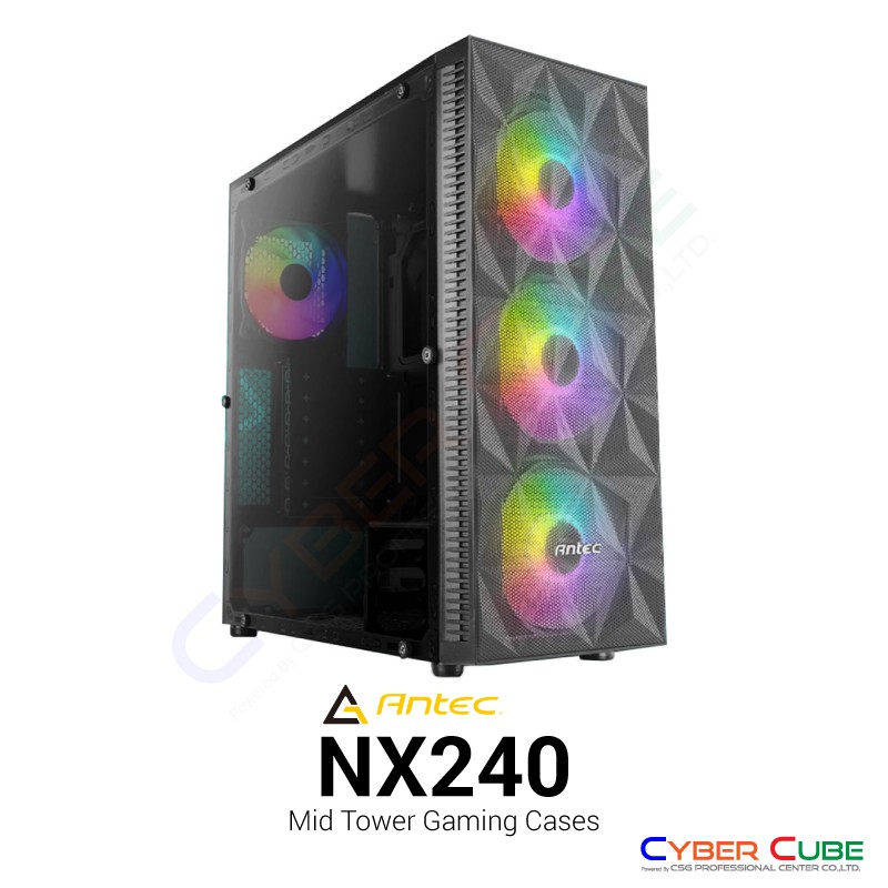 Antec NX240 - Mid Tower Gaming Case (เคสคอมพิวเตอร์)