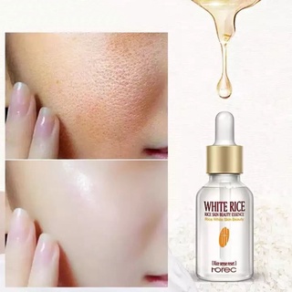 เซรั่มบำรุงผิวหน้า เซรั่มน้ำนมข้าว ช่วยให้ผิวใสเรียบเนียน Horec White Rice Skin Beauty Essence 15ml.