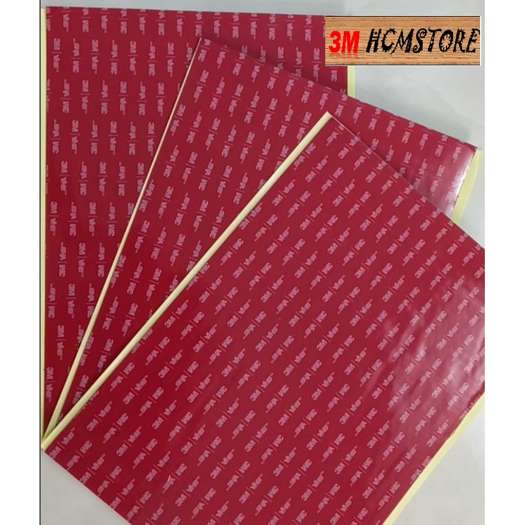 VHB 3M 5952 A4 Sheet SUPER STRENGTH, HIGH HEAT RESISTANT ADHESIVE TAPE - เฉพาะในการติดกาวแอพพลิเคชั่