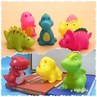 พร้อมส่งจากไทย ของเล่นลอยน้ำ บีบ มีเสียง ไดโนเสาร์ บีบ มีเสียง