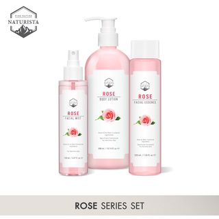 Naturista Rose Special Set ชุดบำรุงผิว ช่วยเพิ่มความกระจ่างใส ให้ผิวหน้าเนียนนุ่ม น่าสัมผัส ซื้อเป็นเซตถูกกว่า!