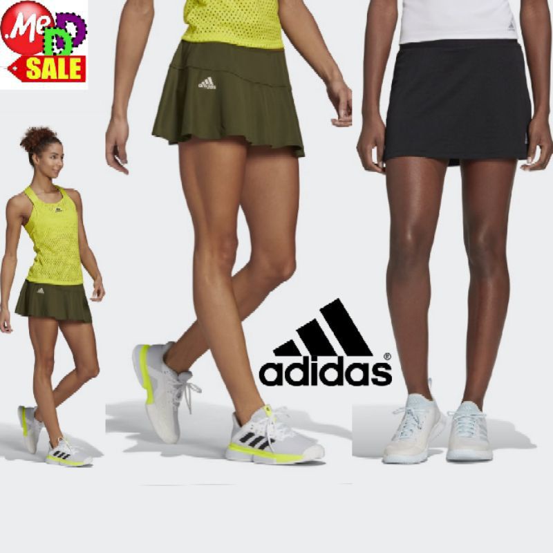 Adidas ใหม่ กระโปรงเทนนิส กอล์ฟ มีซับในรัดรูป ADIDAS CLUB TENNIS