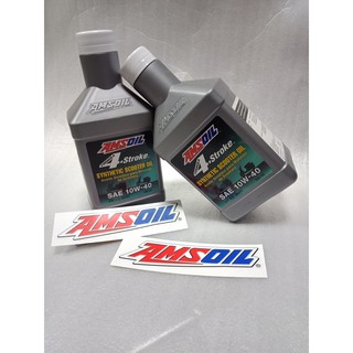 น้ำมันเครื่องสังเคราะห์100% amsoil scooter 10w-40