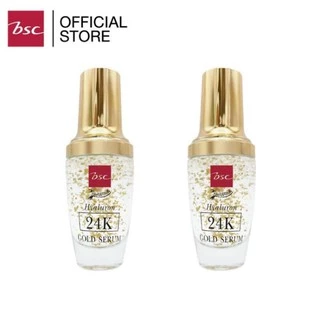 [ SET 2 ชิ้น ] BEWITCH BY BSC HYALURON 24K GOLD SERUM เซรั่มทองคำสูตรเข้มข้น มอบความชุ่มชื่น ให้ผิวแข็งแรง 30 มล.