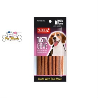 (รสนม)SLEEKY Tasty Chew - Stick ขนมขบเคี้ยวแบบแท่ง 50g.