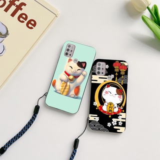 เคสโทรศัพท์มือถือซิลิโคนพร้อมสายคล้องสําหรับ Motorola Moto G9 Play Plus Power G10 G20 G30 G50 G60 G100