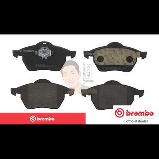 P85 036B ผ้าเบรกหน้าแท้ BREMBO : AUDI A4(B5) 95 1800cc. การันตีคุณภาพมาตรฐานโดย " เครอป อะไหล่ยนต์"