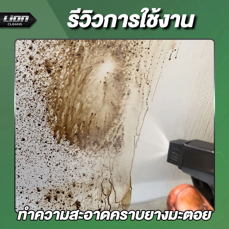 Lion Cleans น้ำยาขจัดคราบยางมะตอย ลบรอยสติกเกอร์ ล้างคราบสีสเปย์กระป๋อง thumbnail 6