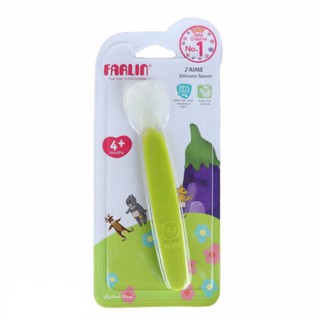 FARLIN ช้อนป้อนอาหารเด็ก ซิลิโคน รุ่น FL-USE239 (สีเขียว)