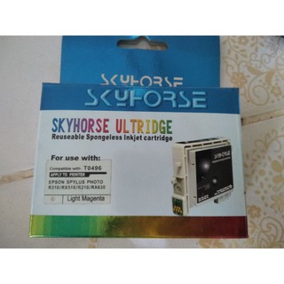 ตลับหมีกskyhorse T0491-T0496.  for epsonขายราคาทุน190บาทมี6ตลับสี