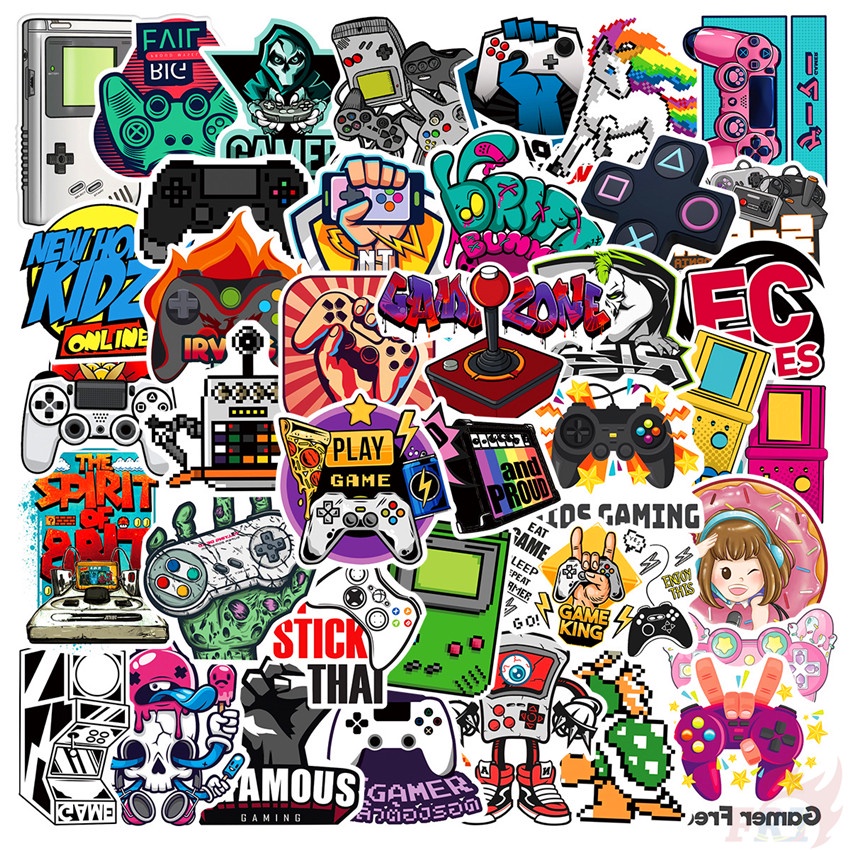 สติกเกอร์ สําหรับ Nintendo Switch Series 02 PlayStation สติกเกอร์แฟชั่น กันน้ํา DIY 50 ชิ้น/เซต