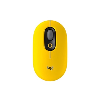 Logitech POP Mouse with Emoji (เมาส์ไร้สายพร้อมอิโมจิปรับแต่งได้) - YELLOW - MINT - ROSE