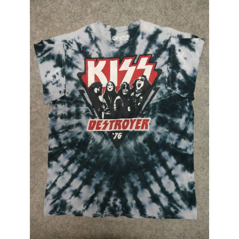 เสื้อวง KISS มัดย้อม ตอกปี 2016