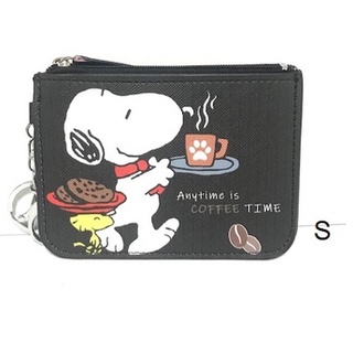 SNOOPY BIG1  กระเป๋าใส่บัตร และ ช่องใส่บัตร ใส่แบงค์ มีซิป ก้ามปู ห่วง เอนกประสงค์ ลาย SNOOPY BIG1  สวยงาม     8118 SHOP