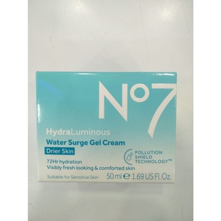 No7 Hydra Luminous Water Surge Gel Cream 50ml.(กลางวัน)