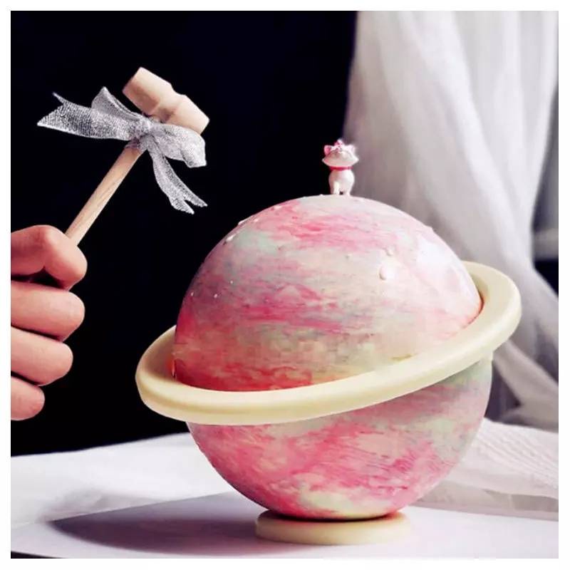 พิมพ์ซิลิโคนมูส พิมพ์ซิลิโคนช็อคโกแลต ทรงกลม 3Dขนาด 18 cm.(7นิ้ว) - รูปที่ 7