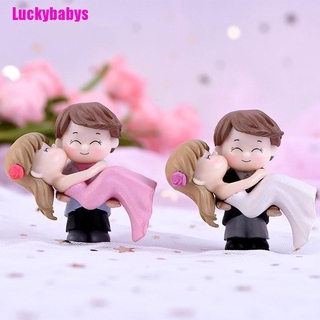 Luckybabys ตุ๊กตาคู่รัก ขนาดเล็ก สําหรับตกแต่งสวน 1