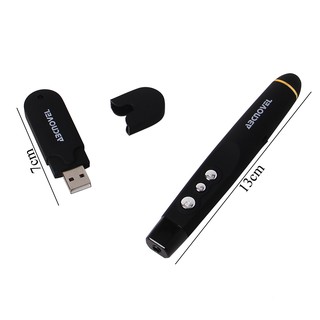 ABCNOVEL  Wireless PowerPoint Presentation USB Presenter Remote with Laser Pointer