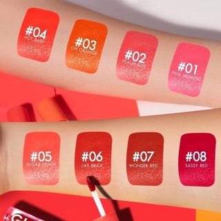 New!! Cathy Doll Glow Gel Tint  ลิปทิ้นท์เนื้อเจล ให้สีสวยสดใสพร้อมบำรุงให้ปากเนียนนุ่มน่าสัมผัส เม็ดสีชัด ทาแล้ว