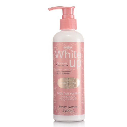 มิสทิน ไวท์ อัพ ไวท์เทนนิ่ง คอนเซนเทรท บอดี้ เซรั่ม MISTINE-WHITE UP-WHITENING CONCENTRATE-BODY SERUM-240ML.