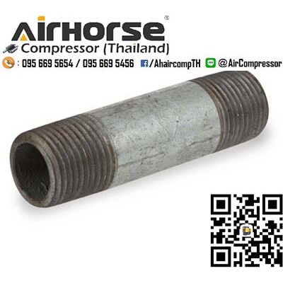 ท่อเหล็ก  ท่อประปาปลายเกลียวแบบสั้น 3/4 นิ้ว ต๊าปเกลียว 2 ข้าง จำนวน 1 ชิ้น - รูปที่ 3